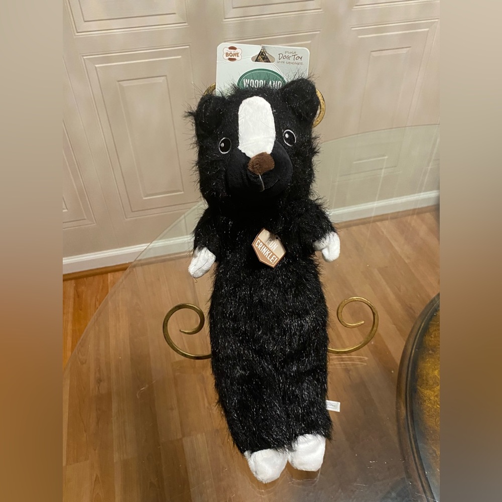 Gmason  Woodland Pals Clinker And Squeaker Realist Dog Toy 16”